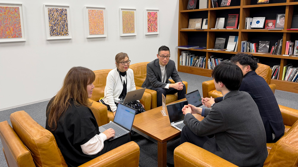 インタビュー風景