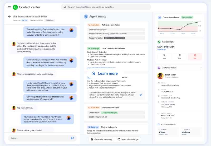 Customer Experience Agent Studio